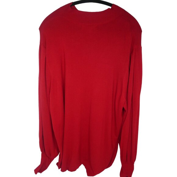 Eloquii Red Sweater‎ Oversize Women's XX - Picture 1 of 3